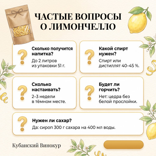 Купить Купить Набор трав и специй Лимончелло